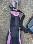 Ram Golf Ladies Fx Lightweight Stand Carry Bag With 7 Clubs As Shown. Fixed Price $118.99.