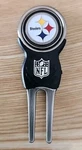 Pittsburgh Steelers Team Golf Divot Tool With Magnetic Double Sided Ball Marker. Fixed Price $5.97.