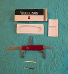 Victorinox Swiss Army "camping" Multi-purpose Pocket Knife Nos. Fixed Price $23.61.
