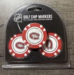 Nhl Montreal Canadiens Golf Ball Chip Markers 3 Pack Hockey New Sealed. Fixed Price $17.99.