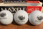 Maxfli Md 90 Hoyo De Monterrey Excalibur Cigar Logo Golf Ball 3 Pack New In Box. Fixed Price $13.00.