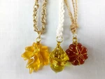 3 Necklaces Women 20/22" Leaf Acorn Pumpkin Fall Boho Stylejewelry. Fixed Price $12.88.