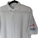 Johnnie-o 400 Conejos Mezcal Performance Polo Shirt White Green Tequila Golf. Fixed Price $28.85.