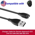 Charger Cable For Garmin Approach G12 S10 S12 S40 S42 S60 S62 X10. Fixed Price $7.99.