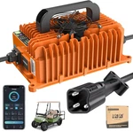 15 Amp 48 Volt Golf Cart Charger For Yamaha G29 - Smart Battery. Fixed Price $188.78.