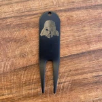 Star Wars Darth Vader Engraved Golf Divot Tool Black - Hello Darkness. Fixed Price $12.99.