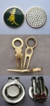 2 Only Australian Kangaroo Golf Ball Markers, Nice Divot Tool & Hat Clip Set. Fixed Price $20.07.