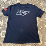 New Era + Nfl Tennessee Titans Tee Shirt - Men Large Team Colors. Fixed Price $5.00.