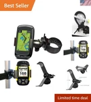 Strap Lock Golf Trolley Cart Pole Holder Mount For Garmin Approach G7 G80 Gol.... Fixed Price $32.99.