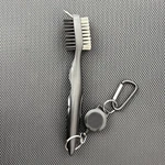 New Golf Club Double-sided Cleaning Brush With Retractable Groove Cleaner. Fixed Price $7.49.