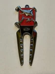 Oakley Sunglasses Golf Divot Repair Tool X-metal Skull Rare Large Heavy Red. Fixed Price $31.49.