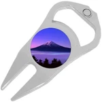 Snow Capped Mountain Golf Ball Marker Divot Repair Tool Bottle Opener. Fixed Price $15.88.