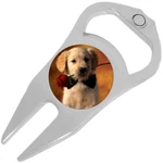 Puppy With Rose Golf Ball Marker Divot Repair Tool Bottle Opener. Fixed Price $15.88.