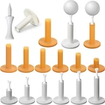 Skylety 24 Pcs 6 Size Rubber Golf Tees For Mats, Small, White, Yellow. Fixed Price $27.37.