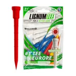 Lignum Classic Golf Tees Flat Head, Durable, Eco-friendly, Adjustable Height. Fixed Price $15.99.