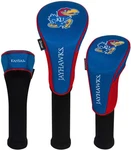 Team Effort Golf Ncaa Set Of 3 Kansas Jayhawks Headcover New. Fixed Price $69.99.
