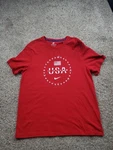 Nike Team Usa Shirt Mens Xl Red Olympic Sports Summer Games Tokyo Graphic. Fixed Price $12.06.