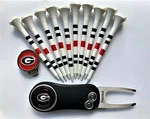 Georgia Bulldogs Golf Gift Pack Pitchfix Divot Tool Ball Markers Tees. Fixed Price $26.95.