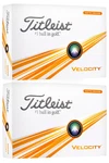 24 Titleist Velocity Golf Balls Orange- Dozen Brand New Original Boxes!. Fixed Price $79.95.