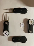 (1) Pitchfix Golf Switchblade Divot Tool Hybrid 2.0 W/mj Jumpman 1" Marker. Fixed Price $22.00.