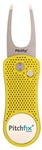 Pitchfix Golf Divot Tool, Yellow/silver, With Ball Marker, Free Extra !. Fixed Price $12.98.