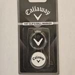 Callaway Golf Hat Clip And Ball Marker - Black/white New. Fixed Price $10.20.