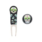 Cmc Design Sugar Skull Divot Tool And Ball Marker Set - Black/white. Fixed Price $29.95.