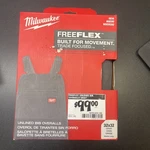 Milwaukee Bib Overall Gray Men's Freeflex M850G-32X32. Fixed Price $89.99.