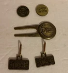 Pga Tour Partners Club Life Member Lot Of 5 Divot Tool Tokens Ball Marker. Fixed Price $20.00.