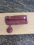 Brookstone Golfer's Leather Tool Tote Balls Christmas Gift Preppy Caddy. Fixed Price $18.00.