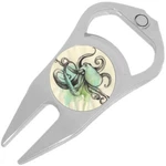 Blue Green Octopus Golf Ball Marker Divot Repair Tool Bottle Opener. Fixed Price $15.88.