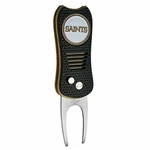 New Orleans Saints Switchblade Divot Tool With Ball Marker Magnet Attachment. Fixed Price $16.98.