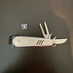 Golf Swiss Army Knife With Brush And Divot Fixer. Fixed Price $19.95.