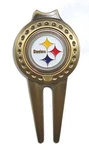 Pittsburgh Steelers Divot Tool With Golf Ball Marker. Fixed Price $14.95.