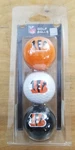 Nfl Cincinnati Bengals 3 Pack Golf Balls Set Orange White Black. Fixed Price $18.00.