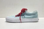 Vans Men's Sneakers Old Skool Light Blue Red Suede Lace-up Size 6. Fixed Price $49.99.