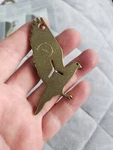 Lion Armory Dove Brass Pocket Tool Bottle Opener Custom. Fixed Price $22.00.