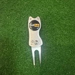 New! Funny Golf Ball Marker & Magnetic Folding Divot Tool Silver Hub. Fixed Price $9.00.