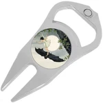 Girl Riding Bat Art Nouveau Golf Ball Marker Divot Repair Tool Bottle Opener. Fixed Price $15.88.