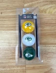 Nfl Green Bay Packers Regulation Golf Balls 3 New. Fixed Price $13.95.