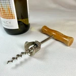 Vintage Wood Handle Metal Corkscrew Wine Bottle Opener Classic Bar Tool. Fixed Price $12.00.