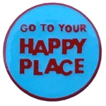 Readygolf: Happy Place Ball Marker. Fixed Price $14.95.
