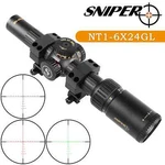 Sniper NT1-6X24 Tactical Rifle Scope Red/green Illuminated 30MM Tube Moa Reticle. Fixed Price $179.99.