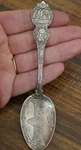Sterling Festival Hall & Cascade Gardens - St. Louis Souvenir Spoon 15.3 Gm.. Fixed Price $69.95.