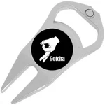 Gotcha Hand Circle Game Golf Ball Marker Divot Repair Tool Bottle Opener. Fixed Price $15.88.
