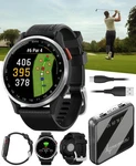 Garmin Approach S44 Golf Gps Smartwatch Silver Aluminum Bezel With Black Sili.... Fixed Price $380.35.