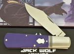 Jack Wolf Gateway Barlow V2 Purple Sawcut G-10 Folding Knife Premium Nice. Fixed Price $148.00.