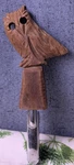 Vintage Hand Carved Bar Multi Tool Bottle Opener Can Piercer Wooden Owl Mcm. Fixed Price $18.99.