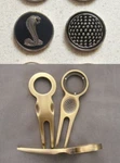 1 Only Cobra Snake Golf Ball Marker & Divot Tool Very Classy Item. Fixed Price $11.14.