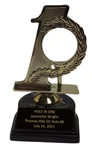 Hole One Award Golf Trophy Ball Holder Memento Gift Prize Free Engraving. Fixed Price $11.50.